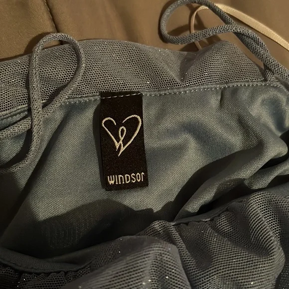 Blue Mini Dress. - Picture 4 of 6